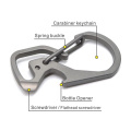 titanium multi ring key chain pocket tool